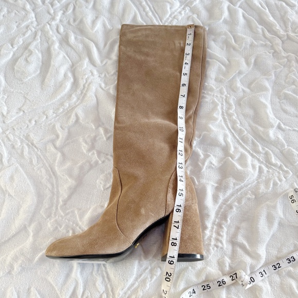 Stuart Weitzman Women's Slouch Block Heel Tall Boots Size 8 - Picture 6 of 8